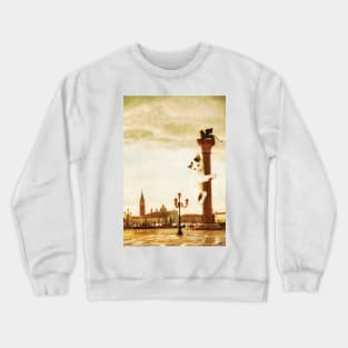 Giant Kitten in Venice #3 Crewneck Sweatshirt